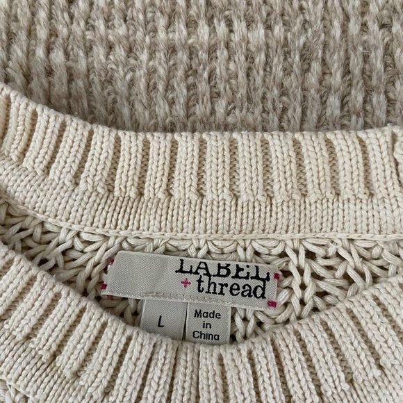 Label and Thread cable side tie sweater - Picture 4 of 5